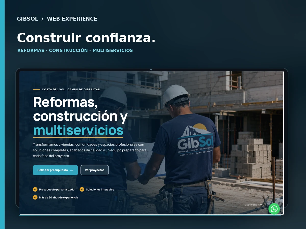 Gibsol Estudio · Proyecto web